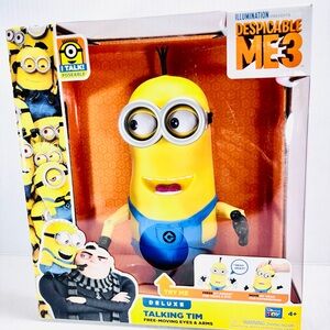 Despicable Me 3 Minion Deluxe Talking Tim Moving Eyes & Arms ThinkWay Toy